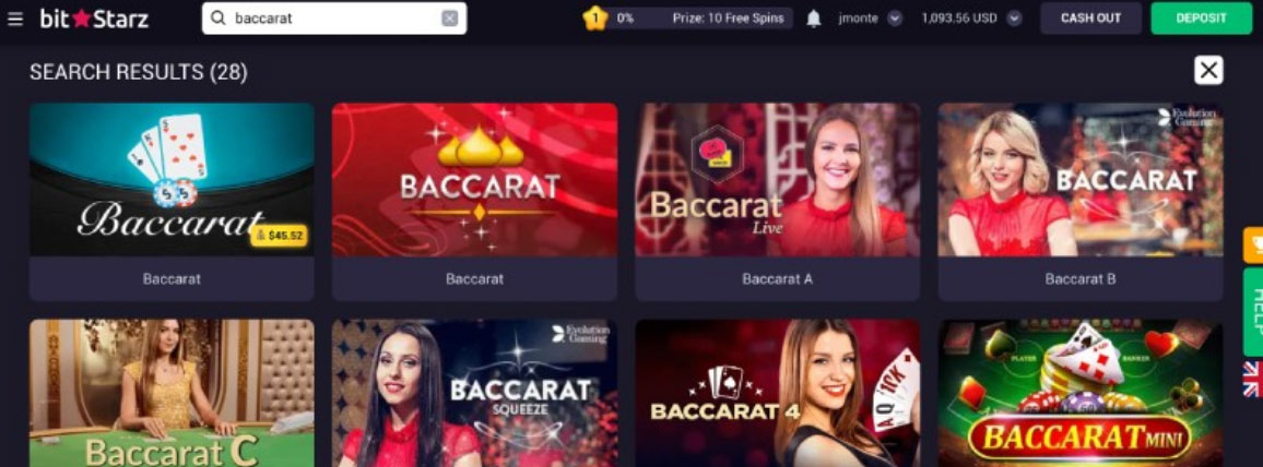 Bit-Starz-Baccarat