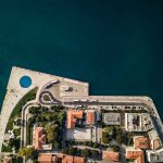 Aerial view of Zadar