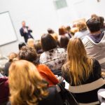 Audience in the lecture hall.