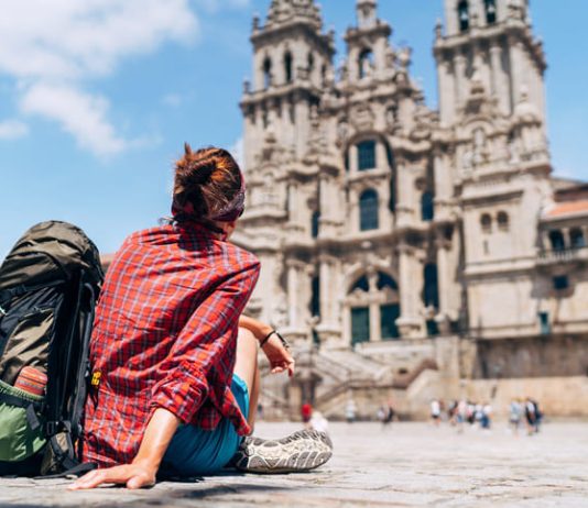 Girl Traveling around Europe