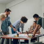 Business team on a meeting