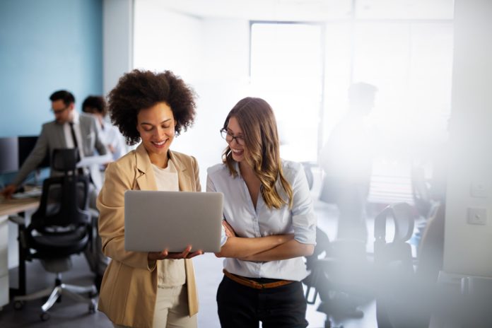 multiethnic women working together