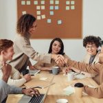 Colleagues Shaking each other's Hands