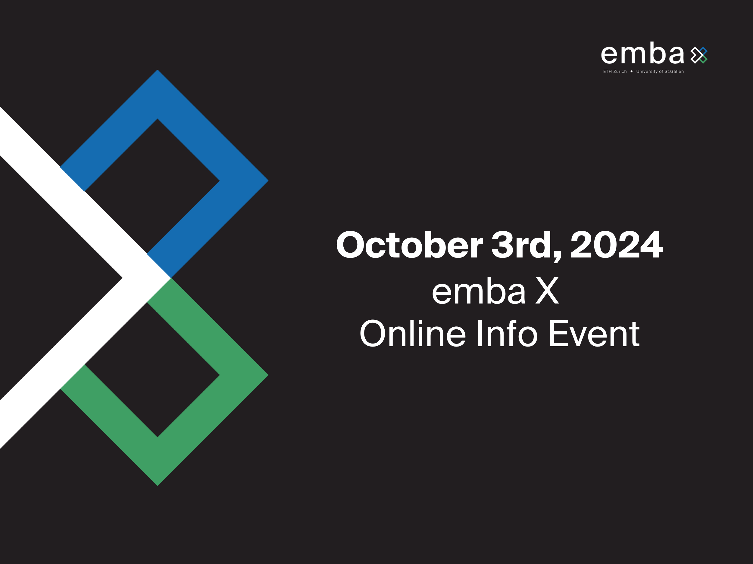 emba X Online Info Event