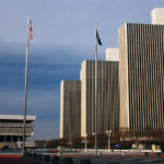 The government buildings and the New York State Museum