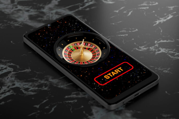 Online casino on mobile app