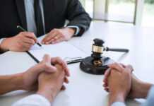 Agreement prepared by lawyer signing decree of divorce