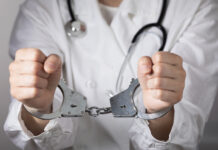 The handcuffed doctor for medical malpractice