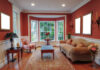 Living Room Interior With Bay Window