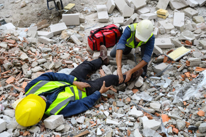 Accident in work on the Construction Area