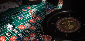 Poker Chips with roulette