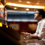 Casino slot machine player