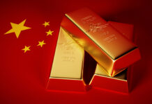 golden bricks with china