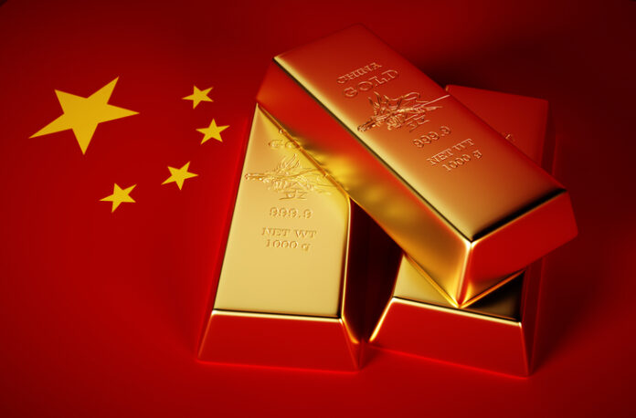 golden bricks with china