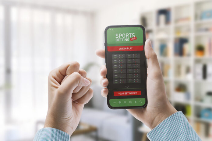 Live in-play betting app