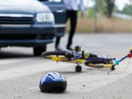 Accident on pedestrian crossing