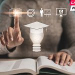 Concept of Online education.