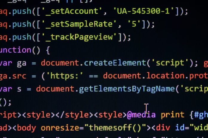 minification of computer web page code inside of html file.