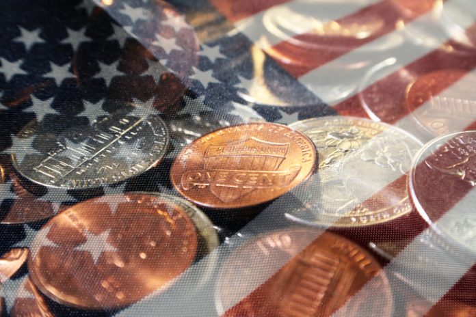 Dividend Income From Owning Shares In Index Funds on American flag