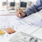 Account documents and financial paperwork